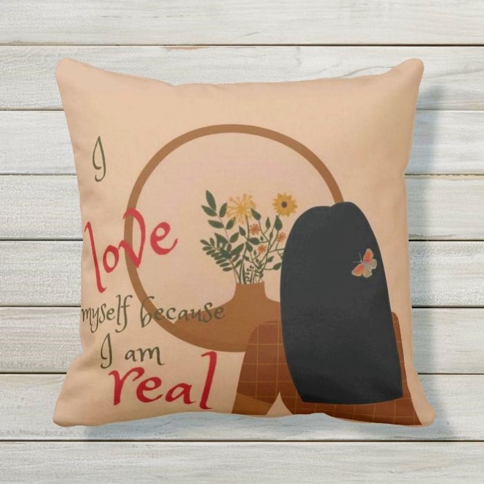 English Quote | Valentines Day | 16 x 16 | Cotton Jute | Cushion Cover + Faux insert.