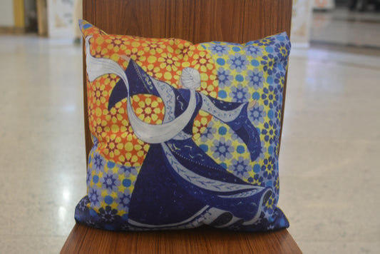 Dancing Darvesh Cushions | Dancing Darvesh Collection | Jute | 18" x 18"