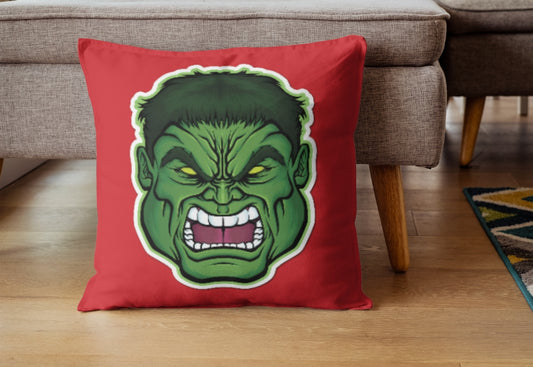 Hulk | Superhero Cushion | Square | 16 x 16 | Marvel Heros